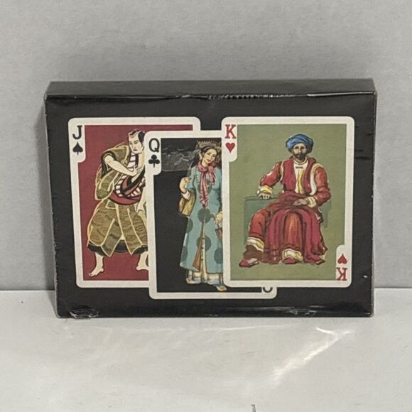 Far East China Japan India Indonesia Playing Cards Heraclio Fournier Made Spain - Picture 1 of 3